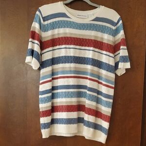 Alfred Dunner Striped Knit Top, size L